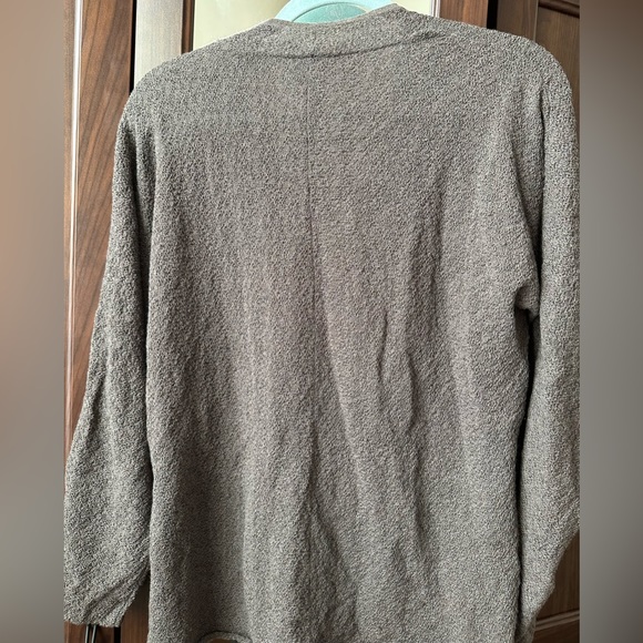 Eileen Fisher wrap v neck sweater in gray size L - Italian yarn - Picture 6 of 7